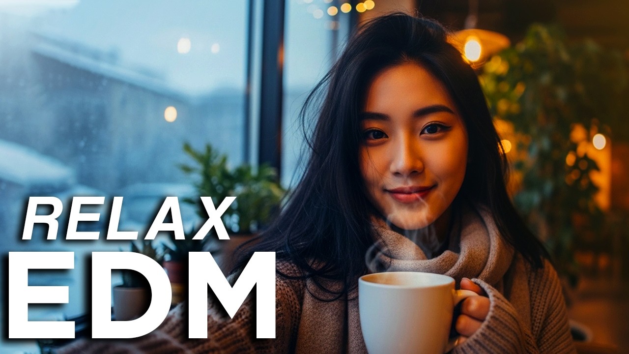 【EDM Relax #6】Snowy Chill & Focus Lo Fi EDM ❄️ Background Music for Study, Work & Cozy Winter Moment