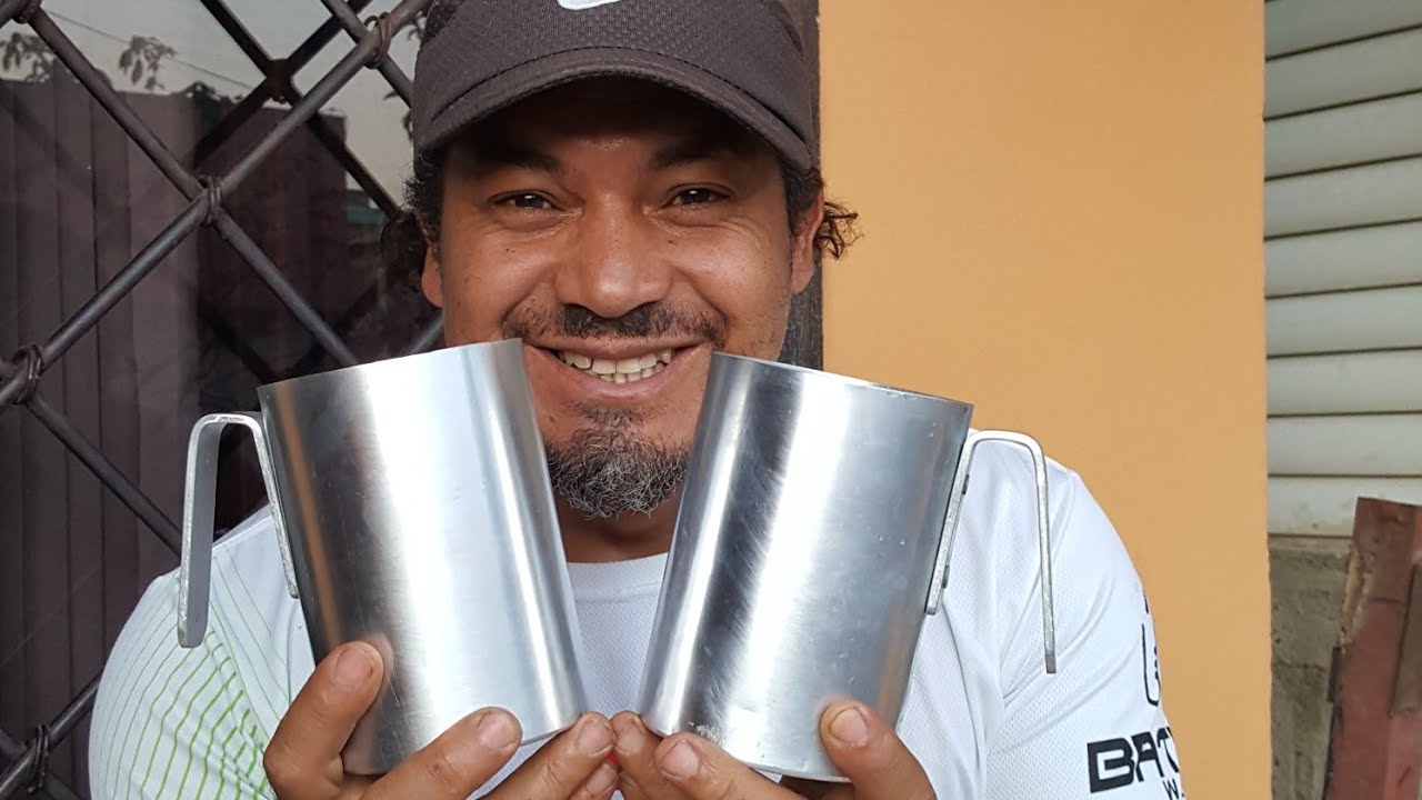 Creando Con Alberto - Creando jarras de aluminio.