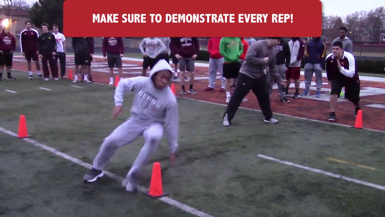 2 Cone Agilities | Sprint - Decelerate - Reaccelerate| LIVE INSIDE LOOK