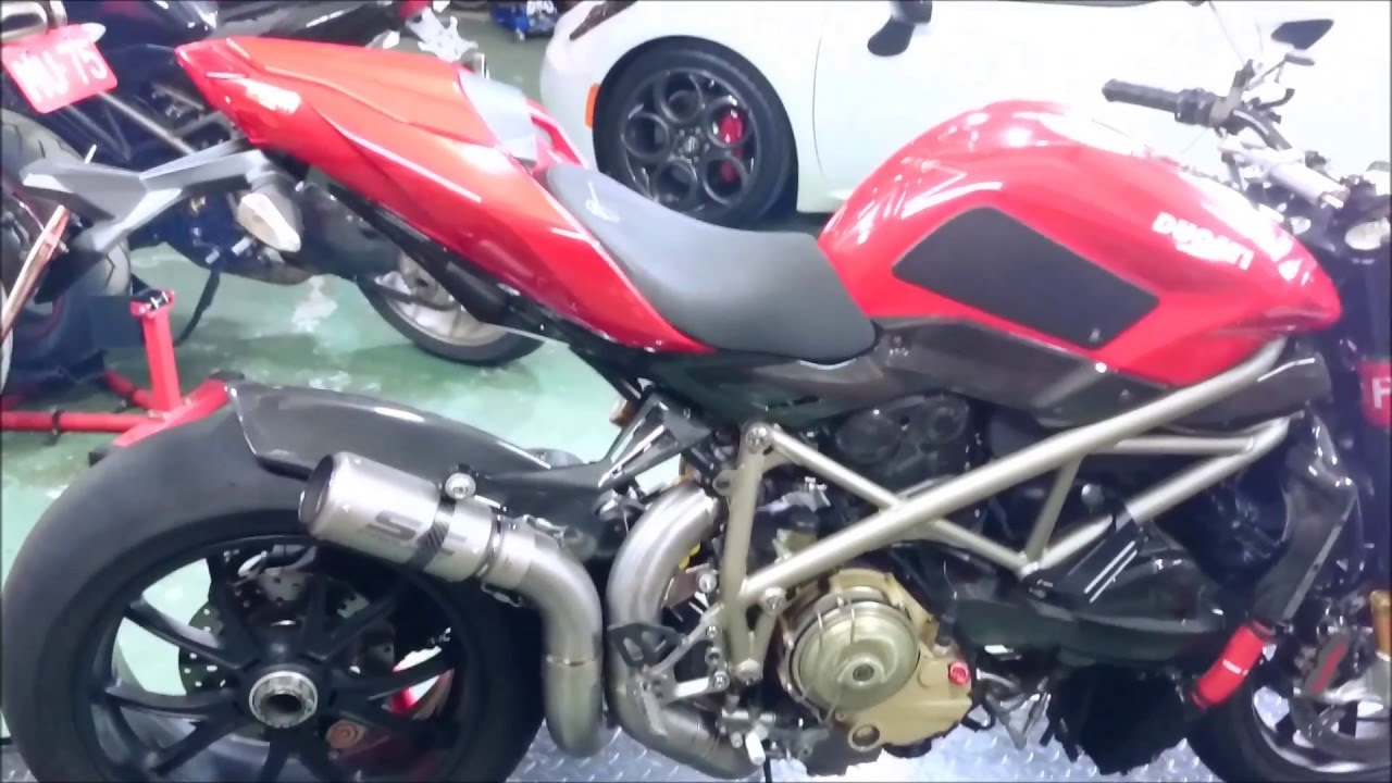 DUCATI Streetfighter S 70 mm Titanium exhaust system