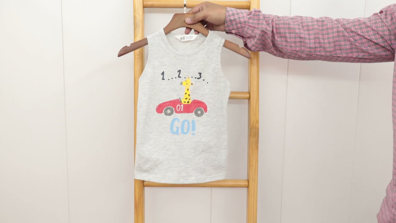Kid's premium Quality Printed Soft Cotton Vest (HM-13080)
