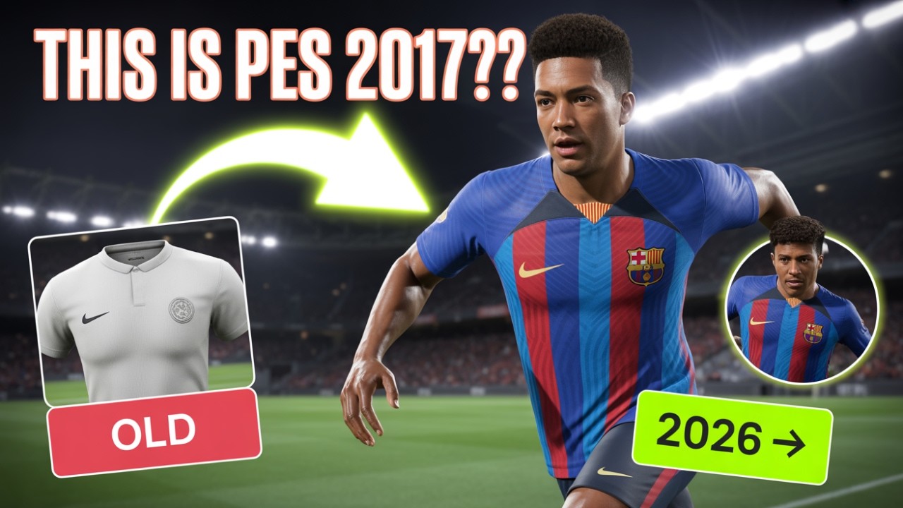 PES 2017 Latest Kitpack 2026 🔥 4K New Kits &mdash; Compatible With All Patch