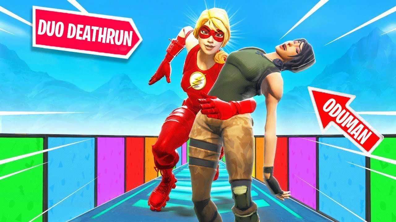 Einen so KRASSEN DEATHRUN habt ihr NOCH NIE gesehen!  DUO DEATHRUN in Fortnite! mit @odumanpique