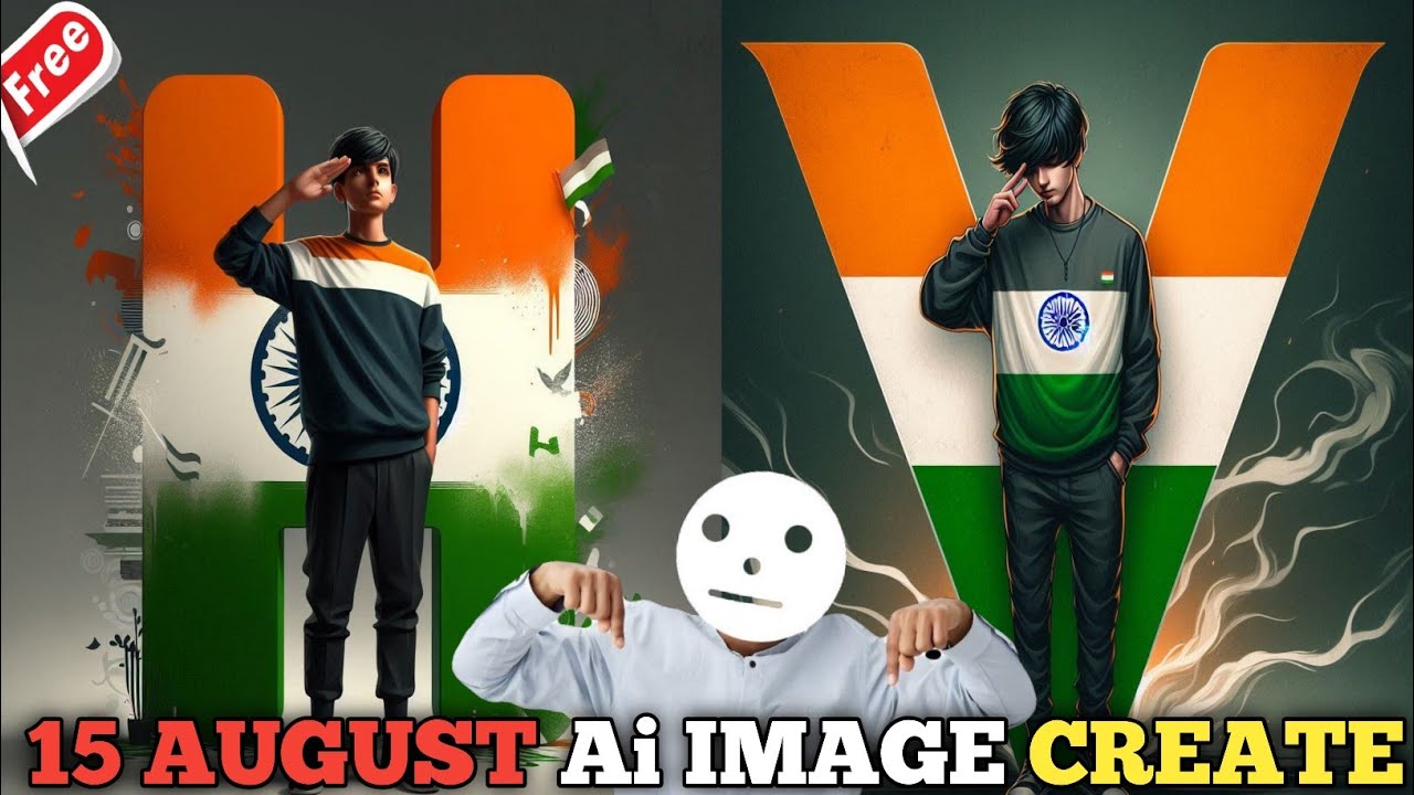 Name First Letter 15 🇮🇳 August AI Image Create || independence Day AI image creator, 3d picture