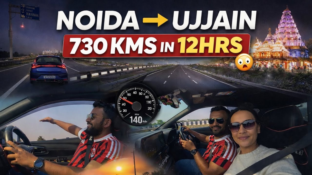 Noida to Ujjain Road Trip 730 KMs in 10 Hours via Mumbai Expressway | i20 N Line Drive