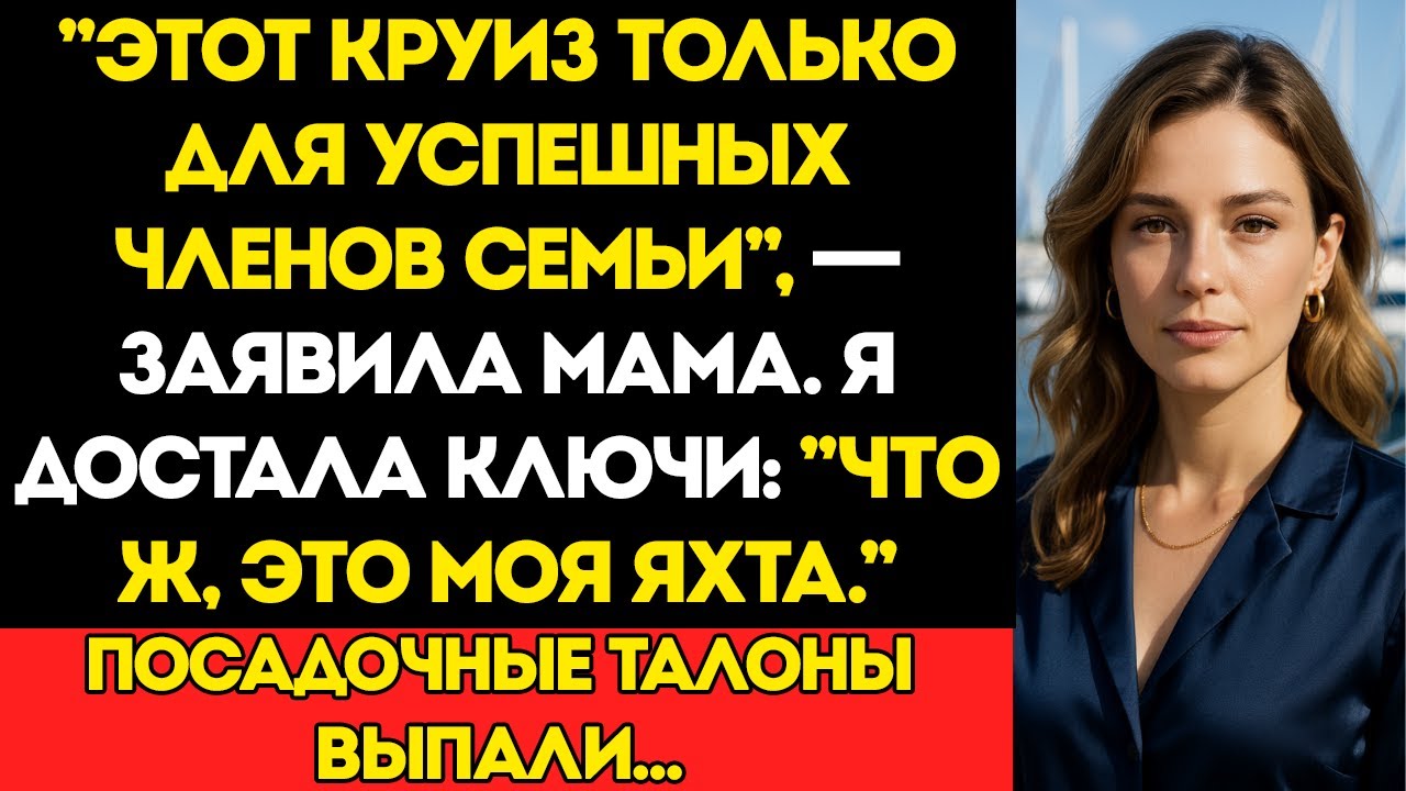 Меня Не Позвали В Семейный Круиз — Тогда Я Показала, Кто На Самом Деле Владелец Яхты