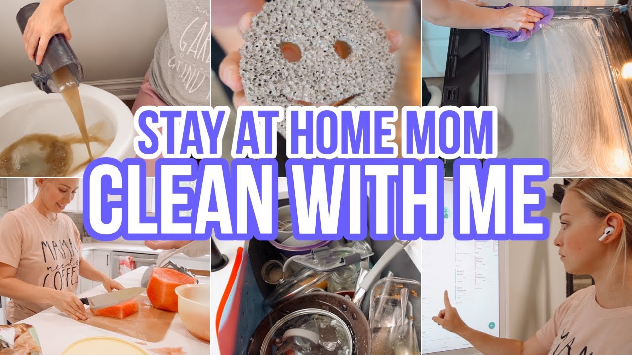 STAY AT HOME MOM CLEAN WITH ME // CLEANING MOTIVATION // BECKY MOSS