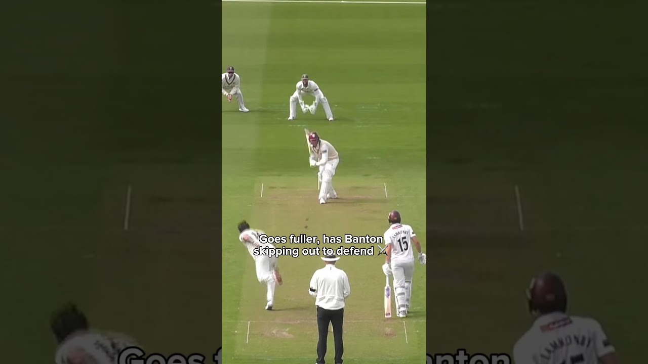 One of those RELENTLESS spells from Jordan Clark! 😮&zwj;💨🔥 #cricket #countycricket  #testcricket