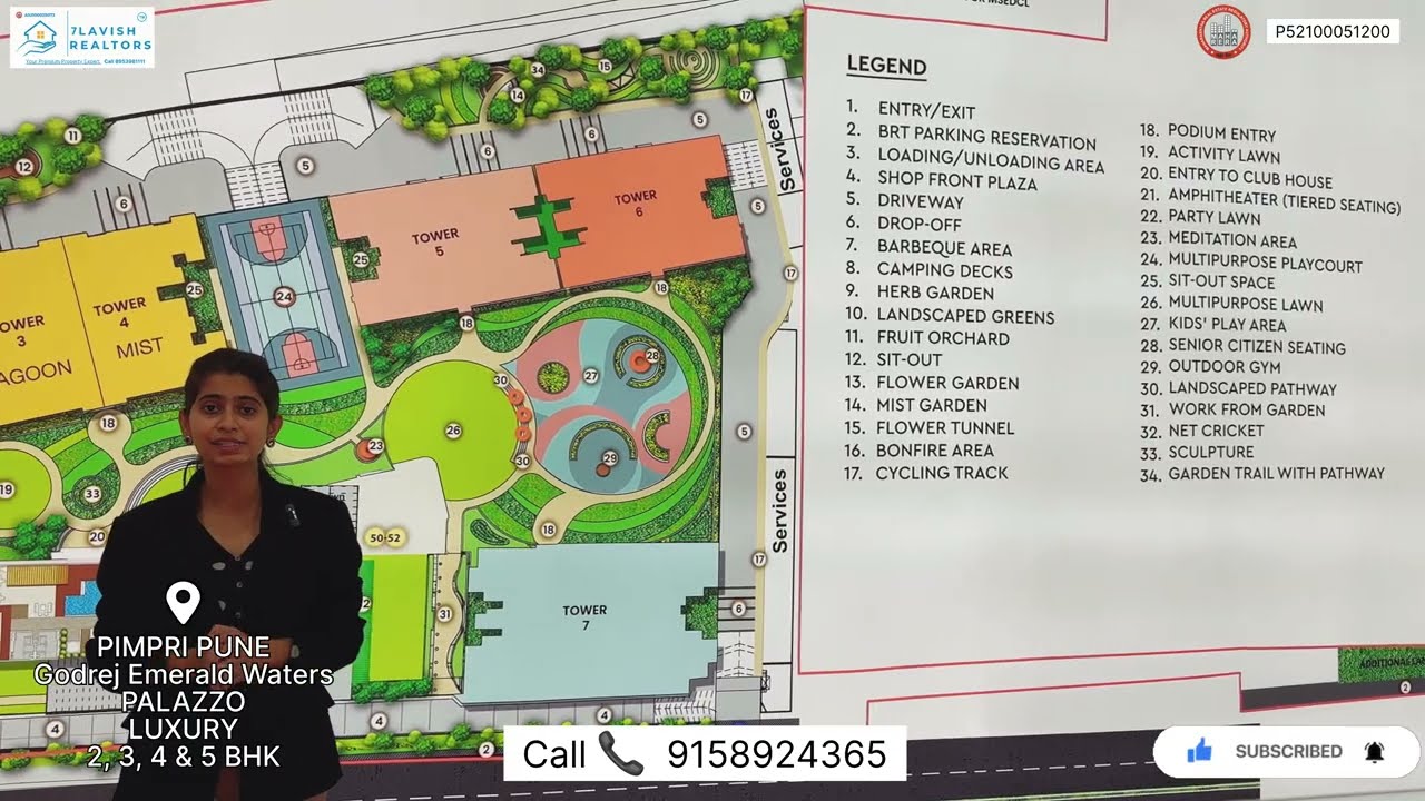 Premium Flats in PCMC Pune | Godrej Emerald Waters Tour