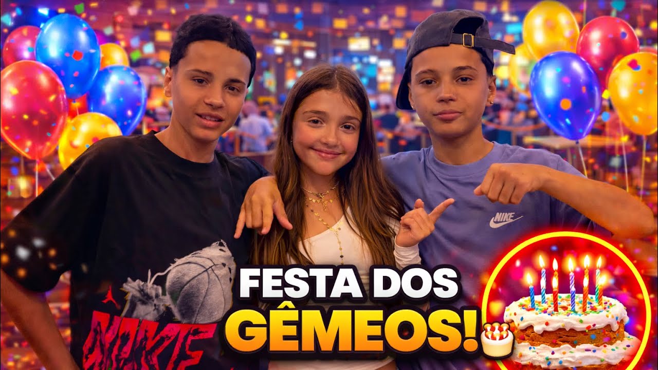 FOMOS COMEMORAR O ANIVERSÁRIO DOS GÊMEOS ANTÔNIO E JP NO RESTAURANTE ! 🎂🎉• LARA CARUSO•