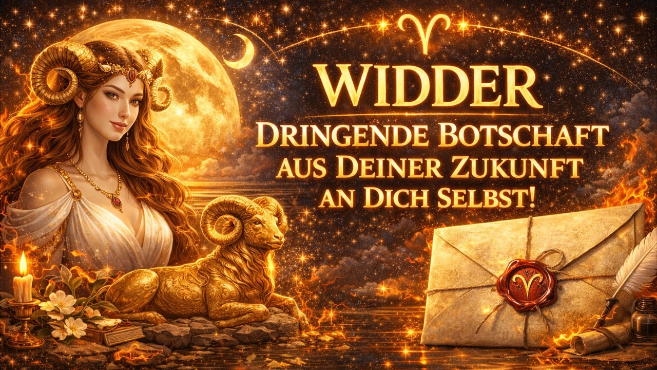 📩 BRIEF AUS DEINER ZUKUNFT: WIDDER ♈ Was du nicht weißt? SCHOCK! 💯 ES WIRD WAHR!
