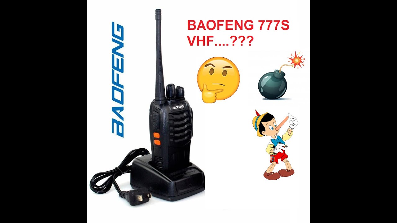 BAOFENG 777S OU 888s COM VHF ??? VAMOS VERIFICAR.......