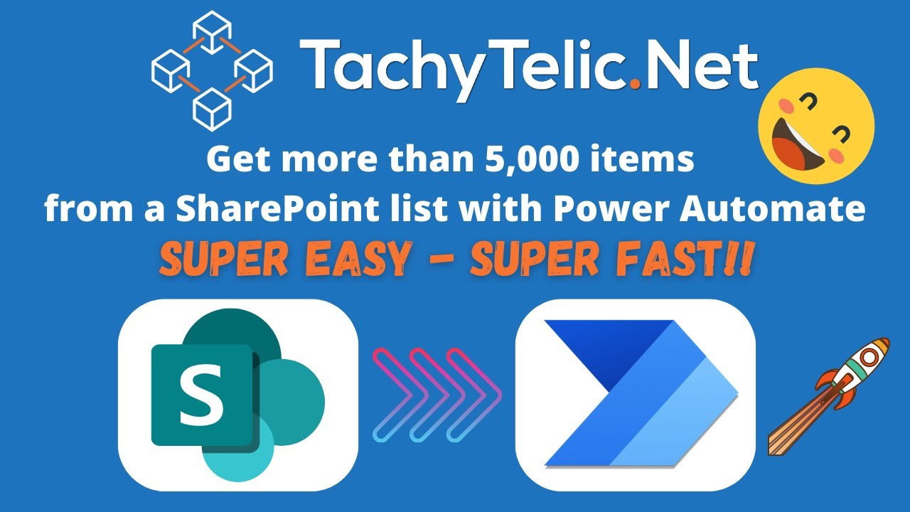 Super simple Power Automate flow to get more than 5000 items from a SharePoint list into PowerApps
