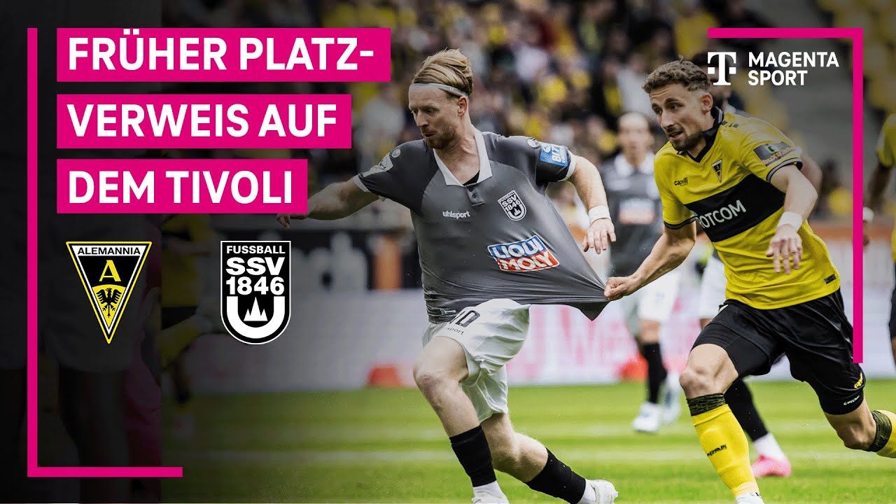 Alemannia Aachen - SSV Ulm 1846, Highlights mit Live-Kommentar | 3. Liga | MAGENTA SPORT