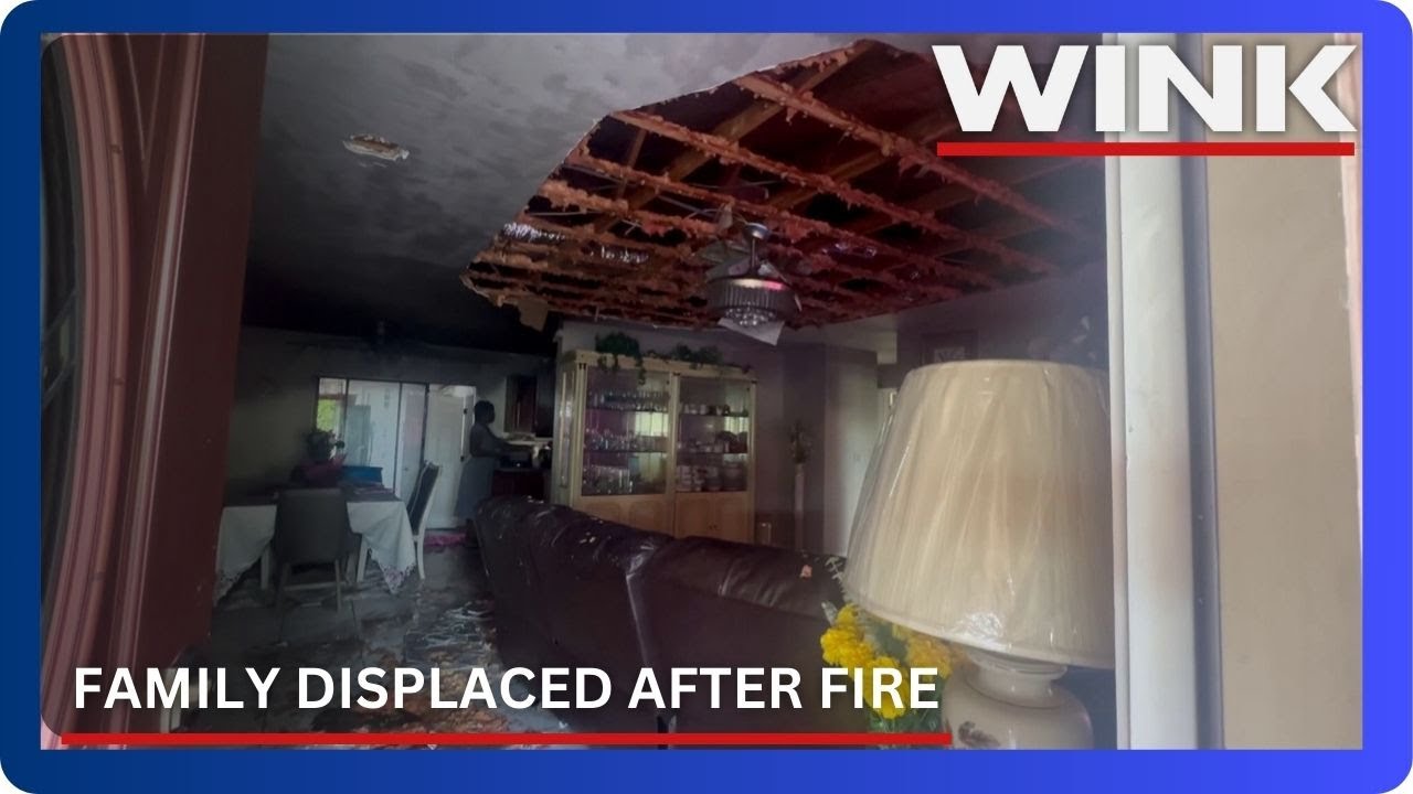 Collier County family displaced after house fire