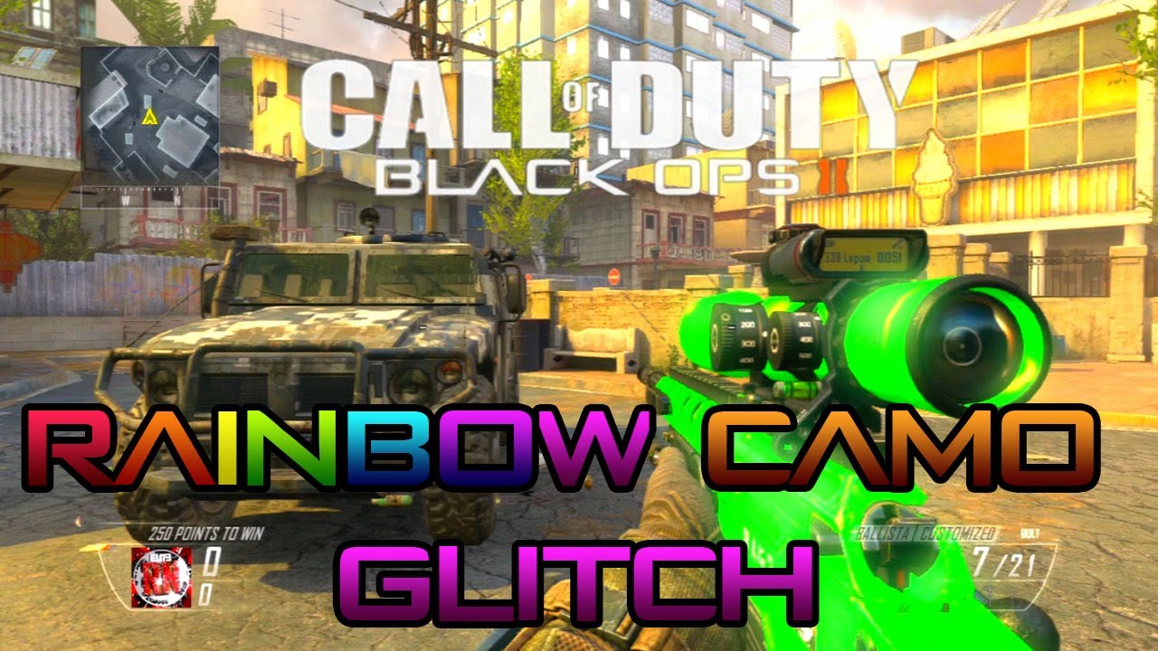 RAINBOW CAMO GLITCH - BLACK OPS 2