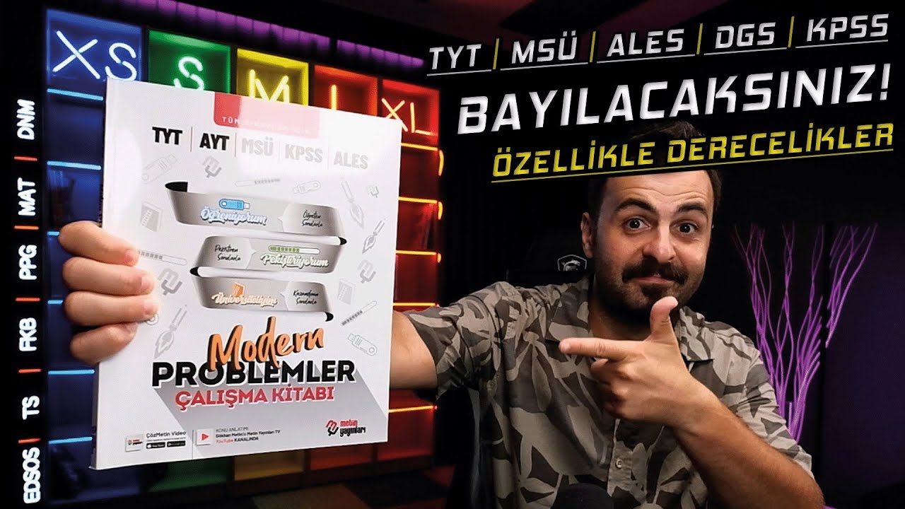 2024 | Bu Problem Kitabına Bayılacaksınız! Metin Yayınları Modern Problemler Çalışma Kitabı 👊🎁