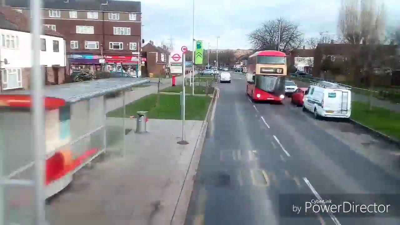 Full route visual. EL1 Ilford station - Barking Riverside, Northgate Road. LTZ2126. LT926.