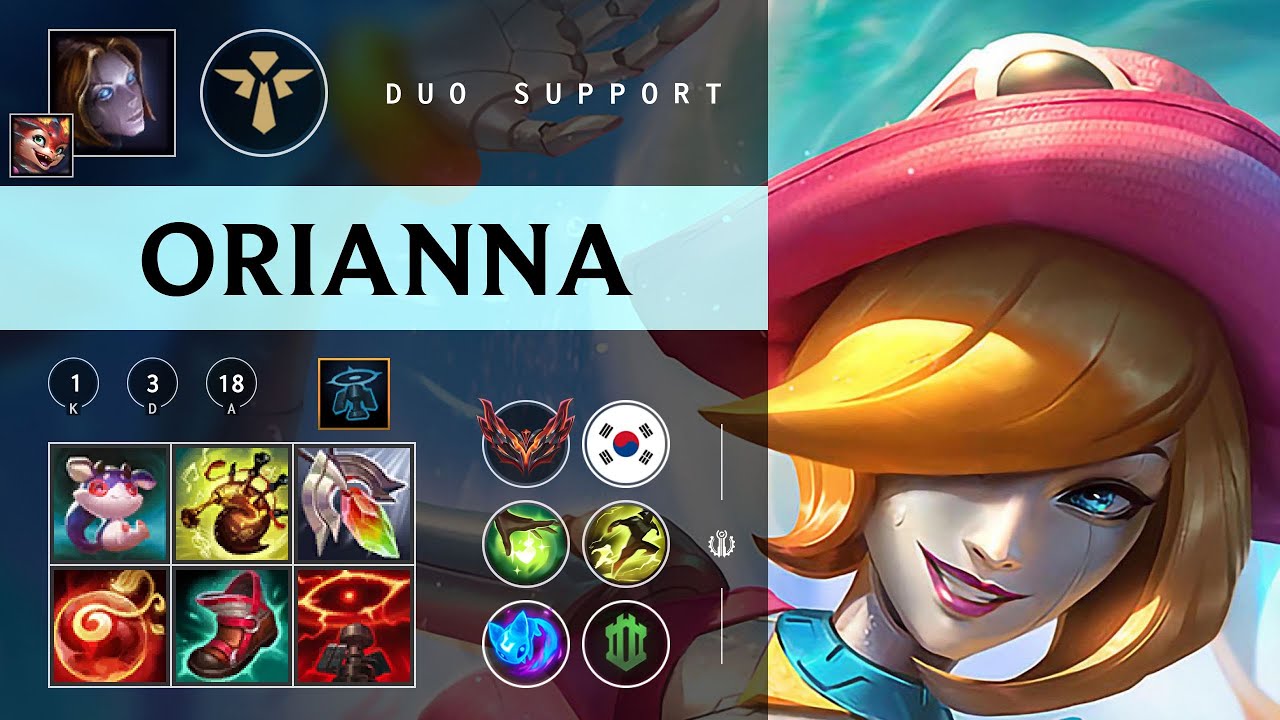 Orianna Support vs Blitzcrank - KR Grandmaster Patch 26.01