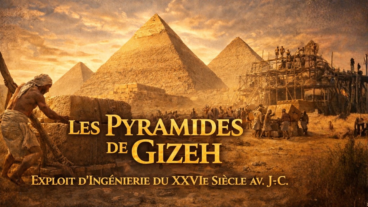 Les pyramides de Gizeh : le plus grand exploit d'ingénierie du XXVIe siècle avant J.-C.