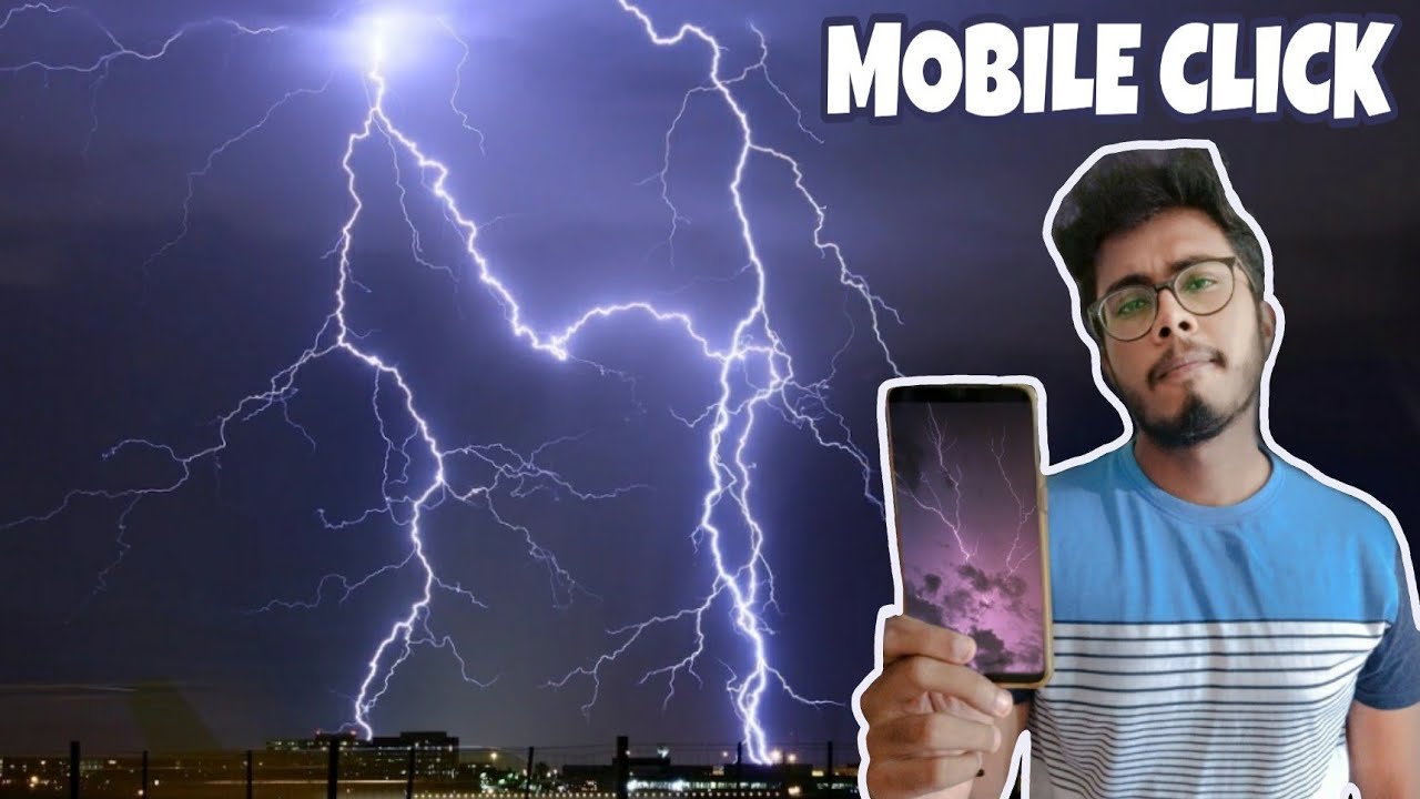 LIGHTNING Photography on MOBILE | Mobile Photography | Detailed Explanation | Shobin Balakrishnan
