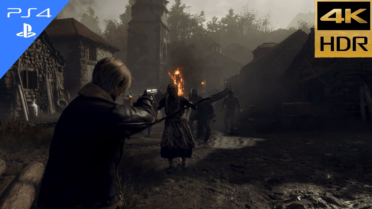 Resident Evil 4 Remake (PS4 Pro) 4K 60 FPS HDR - Gameplay