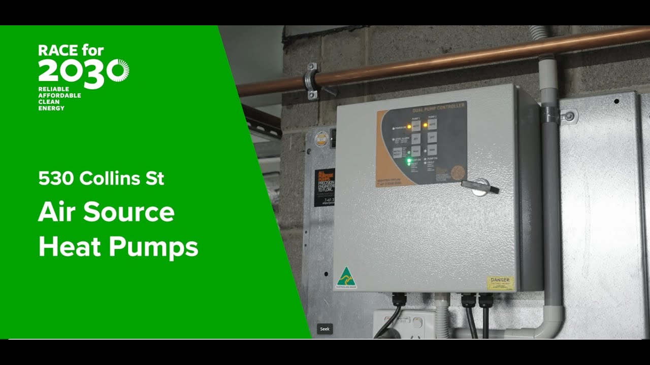 GPT 530 Collins St - Air source heat pumps