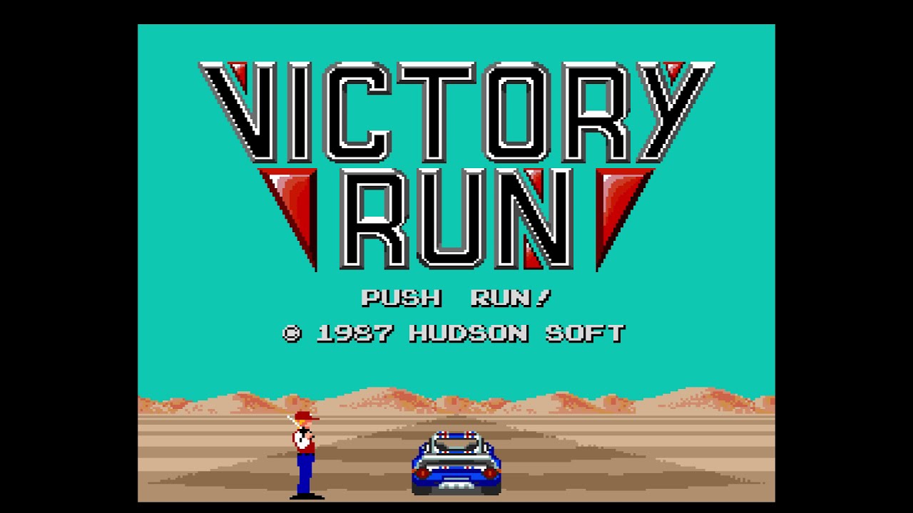 VICTORY RUNビクトリーラン ―栄光の13,000キロ―. [PC Engine - Hudson Soft]. (1987). ALL. 60Fps.