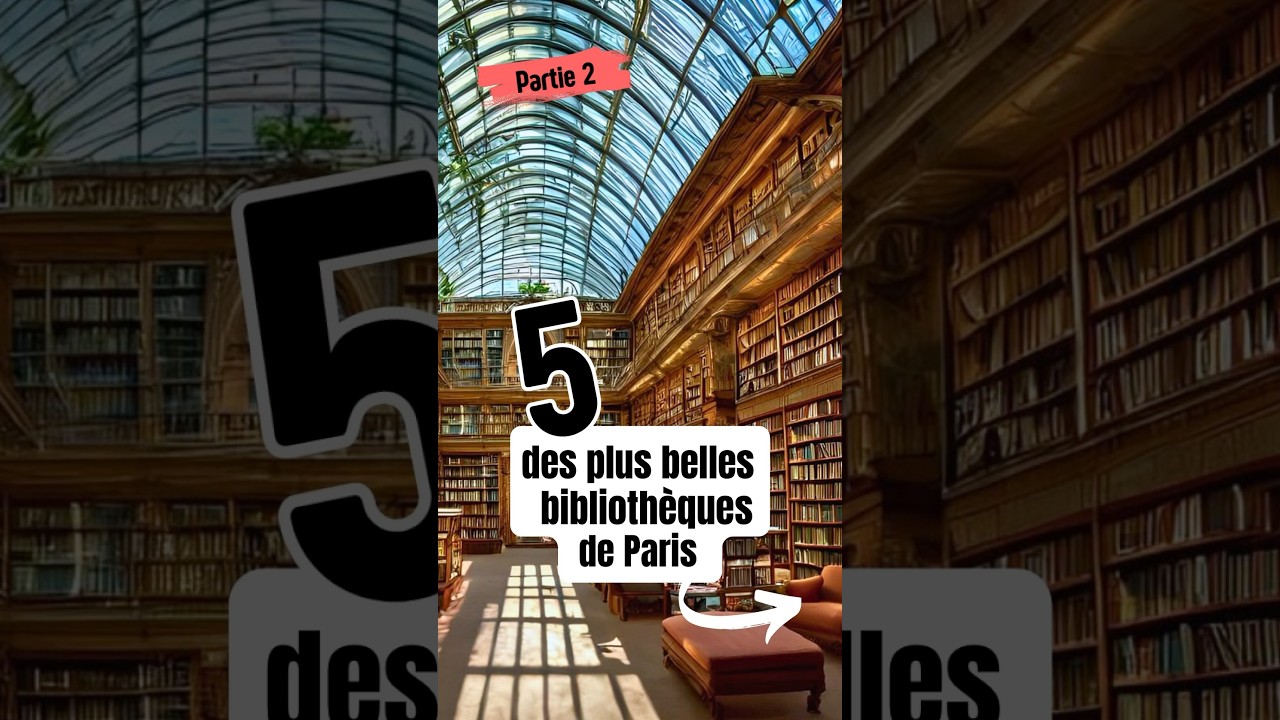 TOP 5 DES PLUS BELLES BIBLIOTH&Egrave;QUES DE PARIS (partie 2/2) #architecture #biblio #library #books #art