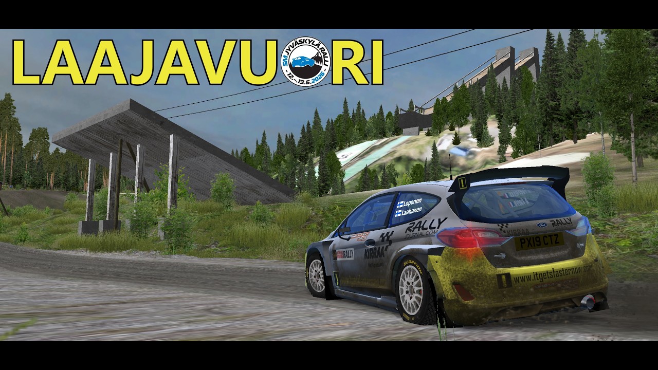RBR: Ford Fiesta Rally2 / Laajavuori (SS1 SM Ralli Jyv&auml;skyl&auml; 2026)