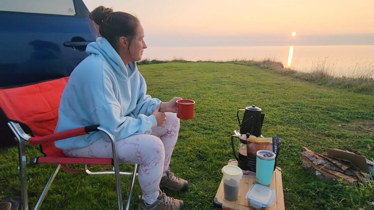 Wilderness Chores, CAR CAMPING & Meandering The Forest - Autumn on Cape Breton Island #carcamp