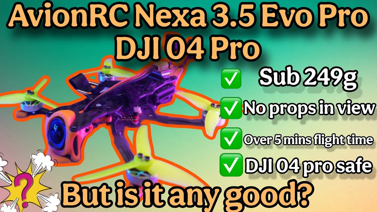 This FPV Drone is AMAZING!! AvionRC Nexa3.5 Evo Pro.  🔥