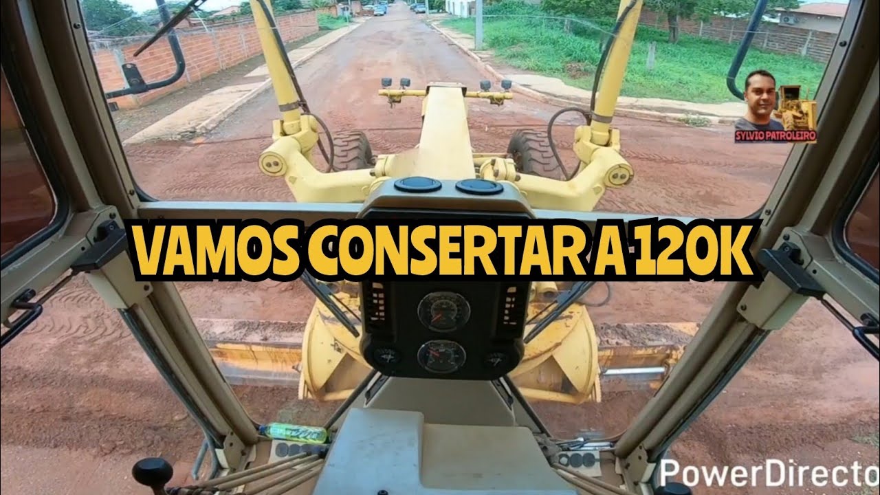 CONSERTO DA 120K / Motoniveladora caterpillar grader niveleuse patrola operador Patroleiro 