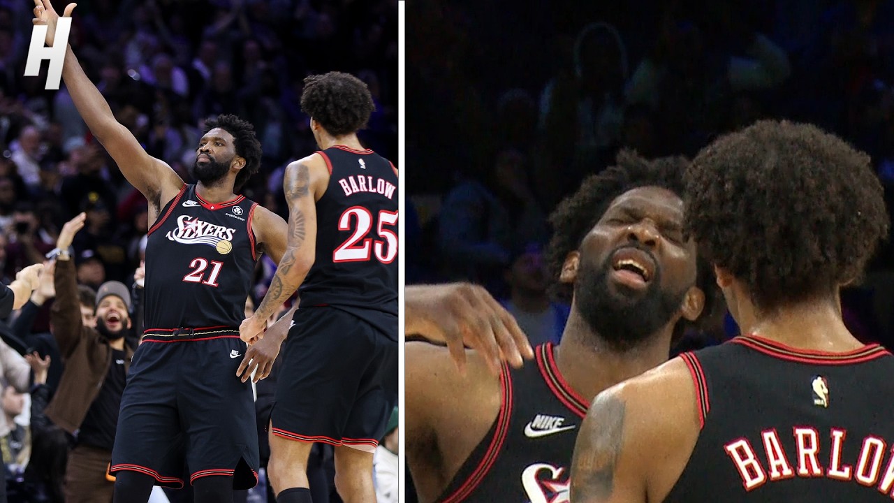 Joel Embiid Hurt Himself After That DAGGER 3 😬