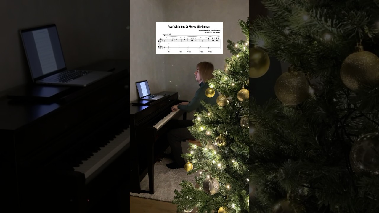 Ноты We Wish You a Merry Christmas #ноты #sheetmusic #sheetpiano