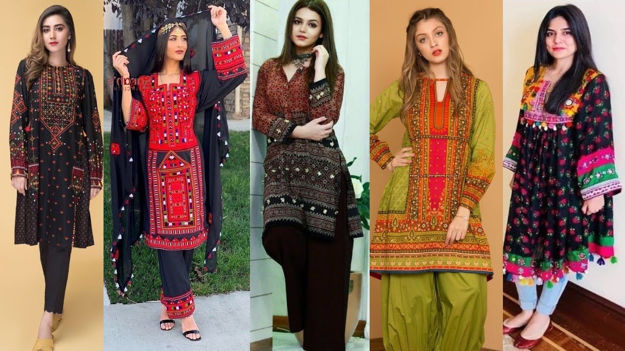 Balochi and Afghani Dress Design 2020 - Balochi Dress 2020 - New Afghani Dress Design-Fashion Trends