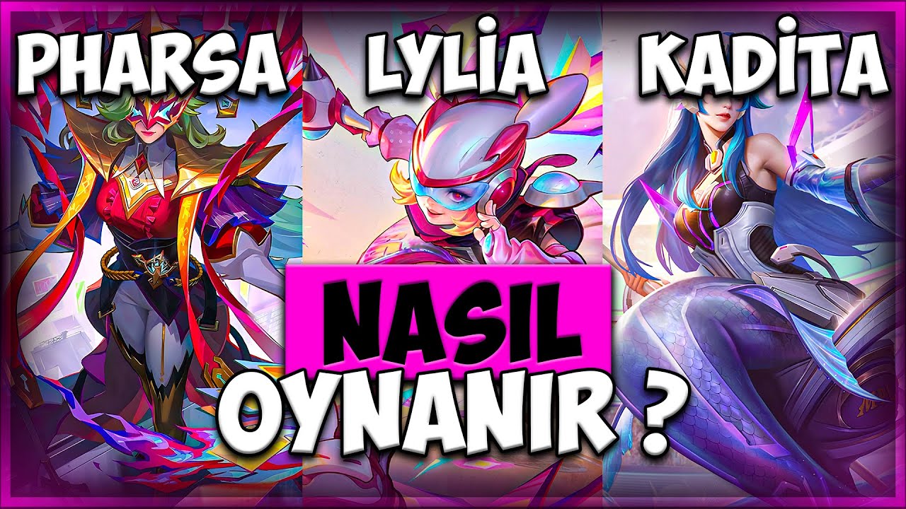 5 DAKİKA'DA PHARSA - LYLİA - KADİTA NASIL OYNANIR | İNCE DETAYLAR - PÜF NOKTALAR | MOBİLE LEGENDS