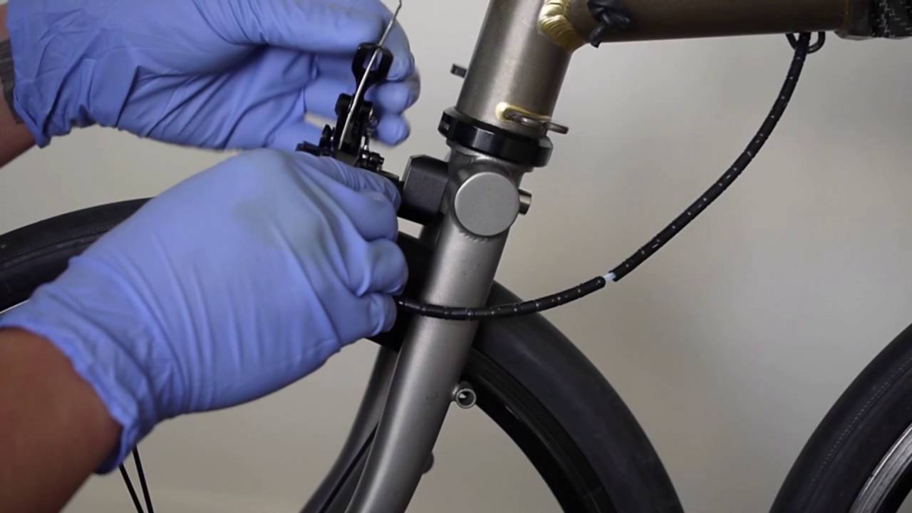 How to assemble EEcycleworks front brake for Brompton folding bike