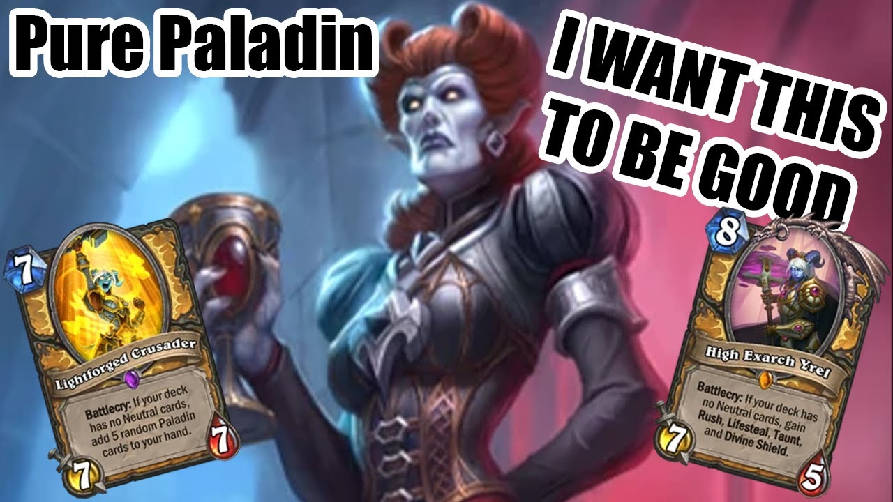 THIS DECK COULD BE SO GOOD | Pure Paladin | Murder at Castle Nathria | Wild Hearthstone
