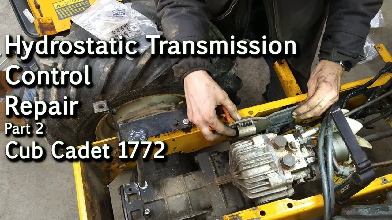 Ремонт гидростатической трансмиссии, часть 2 – Cub Cadet 1772