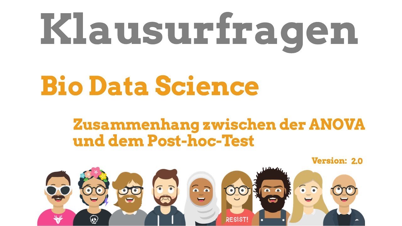 Fragen & Antworten - Zusammenhang zwischen der ANOVA und dem Post-hoc-Test (Version 2.0)