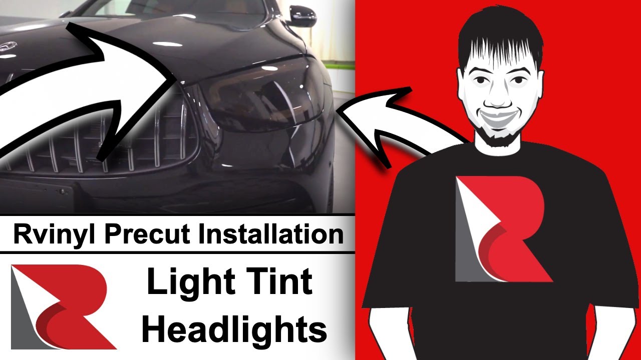 Как затонировать фары с помощью набора Precut Kit