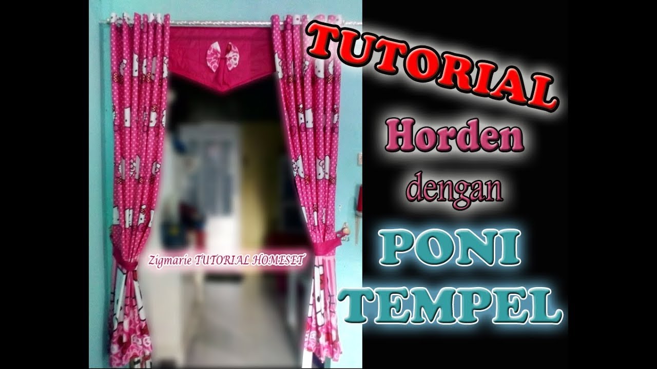 TUTORIAL - Horden dengan PONI TEMPEL by Zigmarie HOMESET  #Hordenponi #Horden