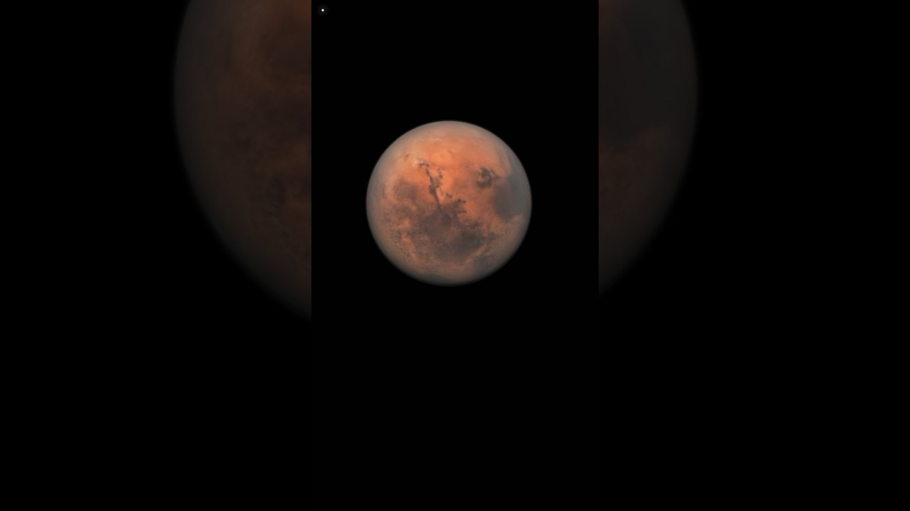 Mars see through Stellarium app my telescope 🔭 #mars #moon #isro #plants