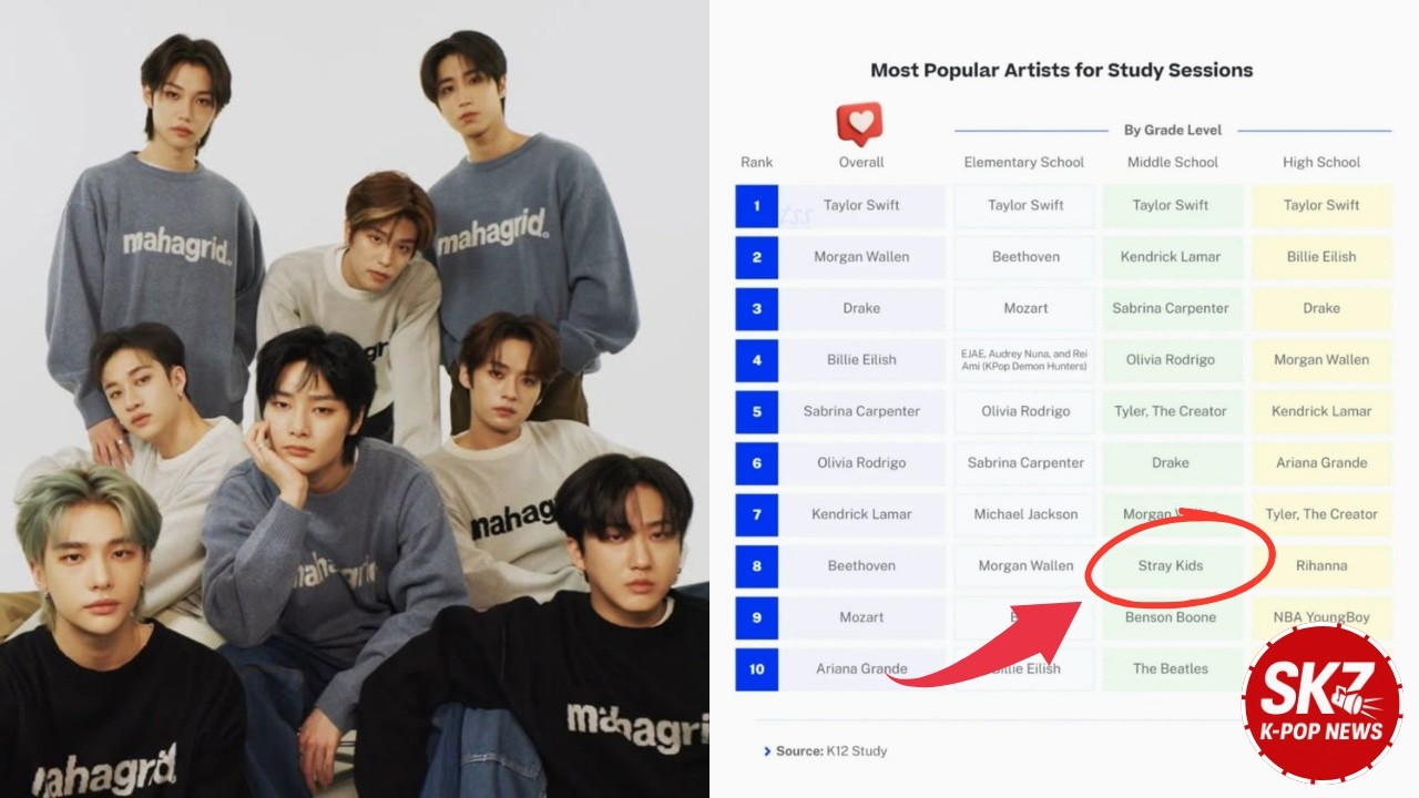 Неожиданно Stray Kids вошли в десятку лучших исполнителей для изучения!