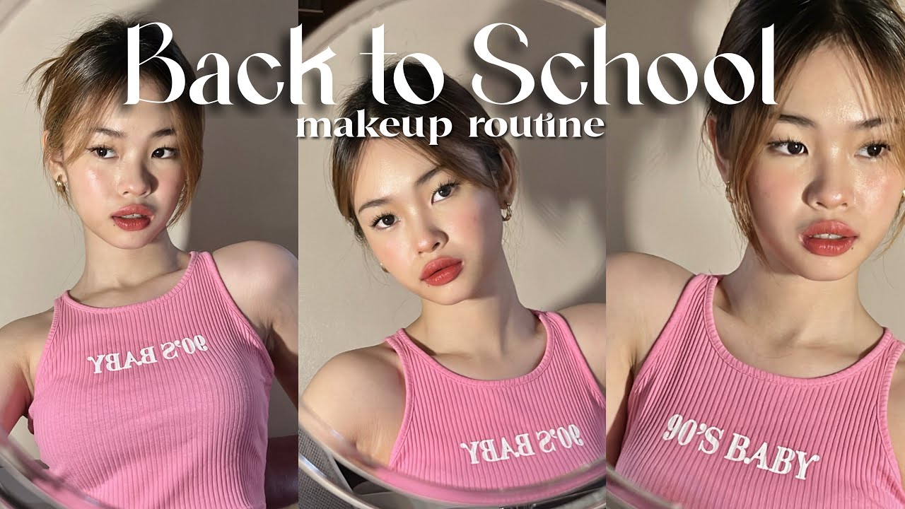 My Natural Go-to School Makeup Routine 💋✨ | Sophia Zionne