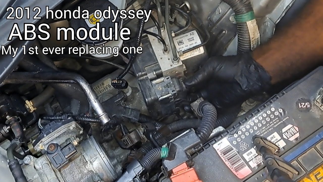 honda odyssey abs module replacement, sinking brake pedal