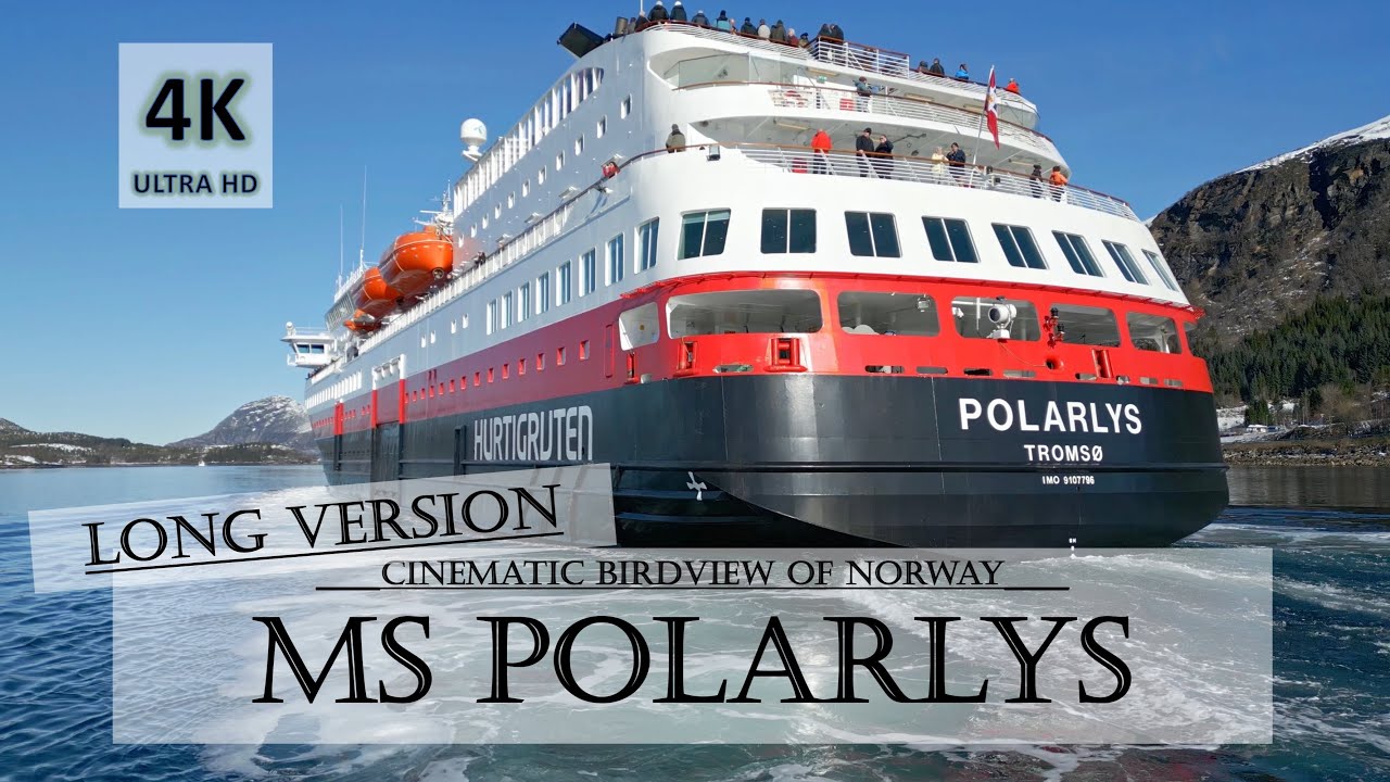 Polarlys - The Norwegian Coastal Express at Ørnes, Nordland