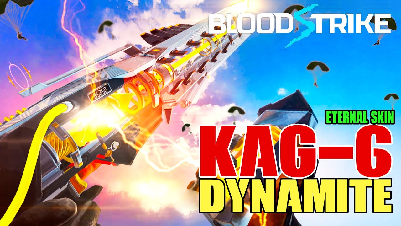 KAG-6 DYNAMiTE! SKiN ETERNAL PERTAMA Di BLOODSTRiKE 😂 Blood Strike ~ OperationShutterIsland