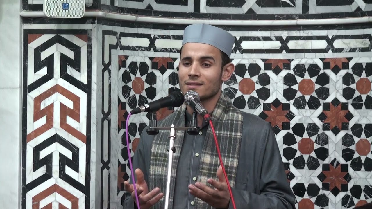 المبتهل الشيخ محمد راضي امسيه افتتاح المسجد الكبير ميت الخير بسيون تصوير محمد رمضان 